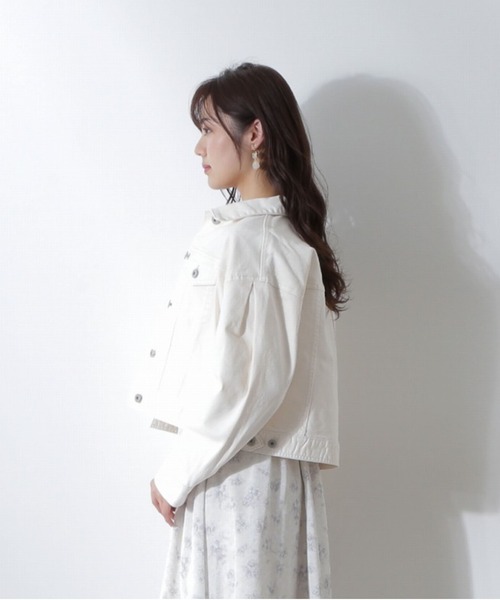 PROPORTION BODY DRESSING（プロポーションボディドレッシング）の「【美人百花4月号掲載商品】ショート丈デニムＧジャン / 1212155203（デニムジャケット・レディース・オフホワイト/グレー/ブルー・SMALL/MEDIUM）」の5枚目の写真