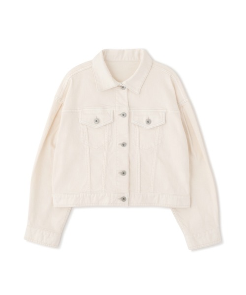 PROPORTION BODY DRESSING（プロポーションボディドレッシング）の「【美人百花4月号掲載商品】ショート丈デニムＧジャン / 1212155203（デニムジャケット・レディース・オフホワイト/グレー/ブルー・SMALL/MEDIUM）」の13枚目の写真