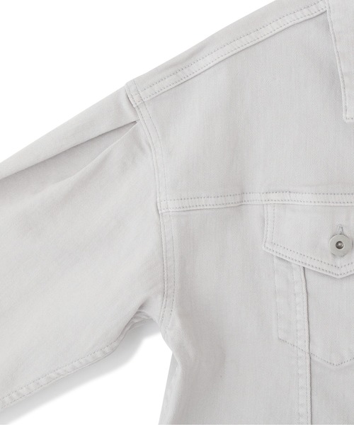 PROPORTION BODY DRESSING（プロポーションボディドレッシング）の「【美人百花4月号掲載商品】ショート丈デニムＧジャン / 1212155203（デニムジャケット・レディース・オフホワイト/グレー/ブルー・SMALL/MEDIUM）」の20枚目の写真