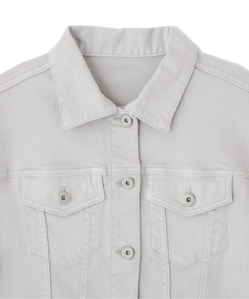 PROPORTION BODY DRESSING（プロポーションボディドレッシング）の「【美人百花4月号掲載商品】ショート丈デニムＧジャン / 1212155203（デニムジャケット・レディース・オフホワイト/グレー/ブルー・SMALL/MEDIUM）」の21枚目の写真