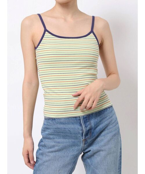 jouetie（ジュエティ）の「パイピングキャミブラトップ（キャミソール・レディース・ブラック/グリーン/ブルー/ベージュ・MEDIUM）」の5枚目の写真