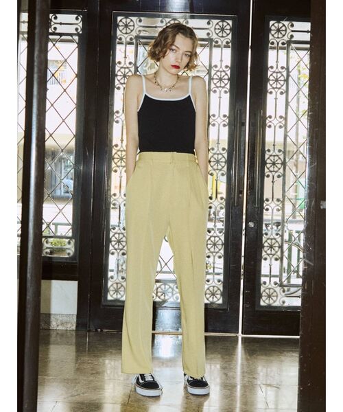 jouetie（ジュエティ）の「パイピングキャミブラトップ（キャミソール・レディース・ブラック/グリーン/ブルー/ベージュ・MEDIUM）」の7枚目の写真