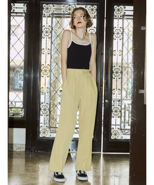 jouetie（ジュエティ）の「パイピングキャミブラトップ（キャミソール・レディース・ブラック/グリーン/ブルー/ベージュ・MEDIUM）」の8枚目の写真