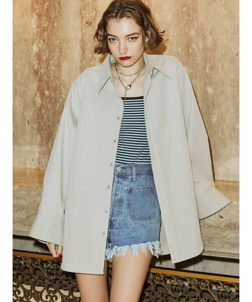 jouetie（ジュエティ）の「パイピングキャミブラトップ（キャミソール・レディース・ブラック/グリーン/ブルー/ベージュ・MEDIUM）」の19枚目の写真