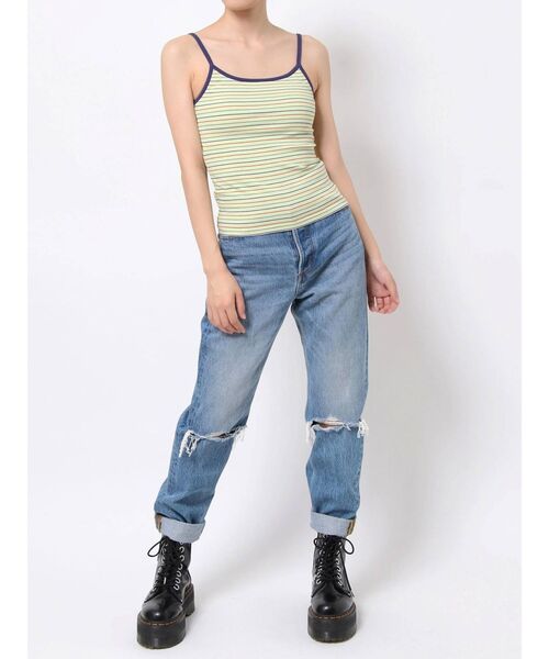 jouetie（ジュエティ）の「パイピングキャミブラトップ（キャミソール・レディース・ブラック/グリーン/ブルー/ベージュ・MEDIUM）」の13枚目の写真