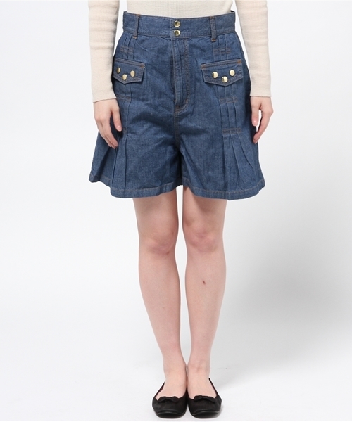 SUNAOKUWAHARA(スナオクワハラ)の「C/Lデニム(その他パンツ・レディース・ブルー/ネイビー・S size/M size)」の1枚目の写真