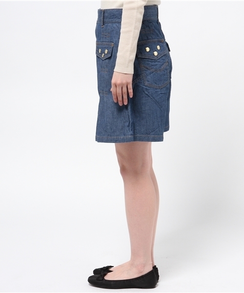 SUNAOKUWAHARA(スナオクワハラ)の「C/Lデニム(その他パンツ・レディース・ブルー/ネイビー・S size/M size)」の3枚目の写真