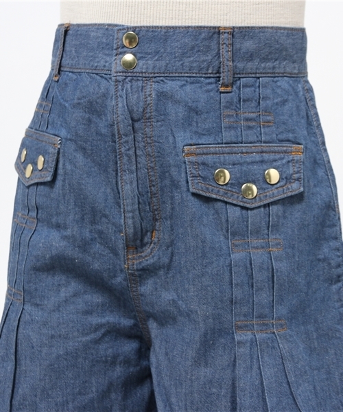 SUNAOKUWAHARA(スナオクワハラ)の「C/Lデニム(その他パンツ・レディース・ブルー/ネイビー・S size/M size)」の5枚目の写真