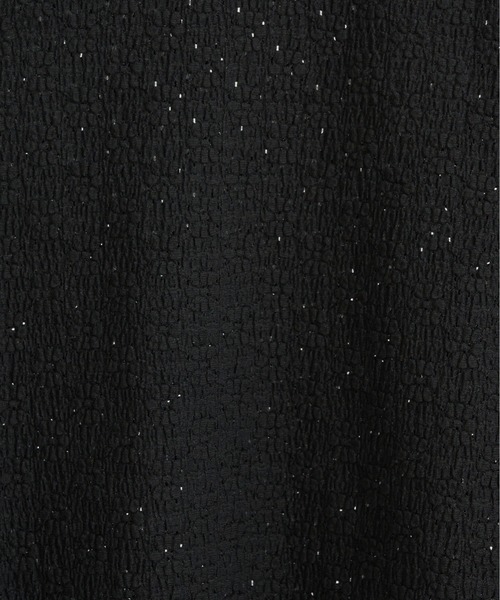 natural couture（ナチュラルクチュール）の「素材感で魅せる！ぽこぽこフラワーカットレーストップス（Tシャツ/カットソー・レディース・オフホワイト/ブラック/サックスブルー・FREE）」の5枚目の写真