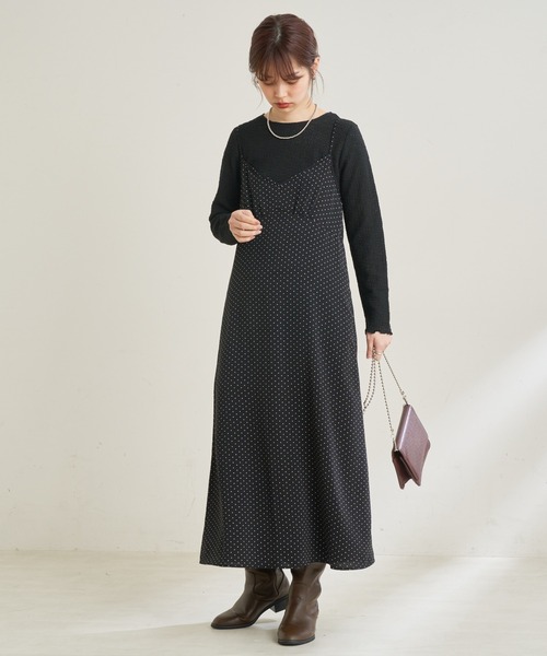 natural couture（ナチュラルクチュール）の「素材感で魅せる！ぽこぽこフラワーカットレーストップス（Tシャツ/カットソー・レディース・オフホワイト/ブラック/サックスブルー・FREE）」の10枚目の写真