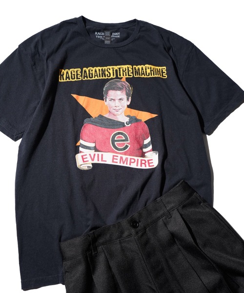 美品rage against the machine ロゴTシャツ XL エンジ THRIFTY LOOK / スリフティールック 'RAGE AGAINST THE MACHINE