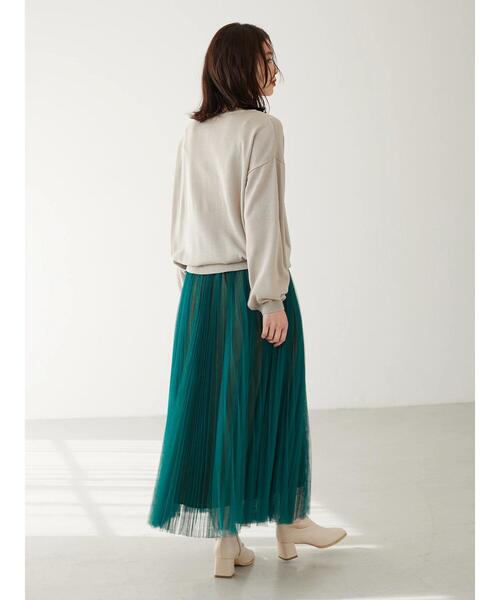 Furryrate(ファーリーレート)の「・furry rate プリーツチュールスカート(スカート・レディース・ピンク/イエロー/グリーン・FREE)」の6枚目の写真