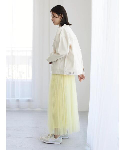 Furryrate(ファーリーレート)の「・furry rate プリーツチュールスカート(スカート・レディース・ピンク/イエロー/グリーン・FREE)」の11枚目の写真