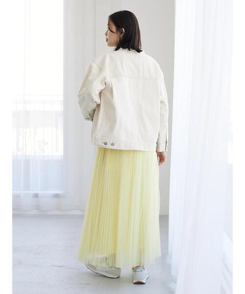 Furryrate(ファーリーレート)の「・furry rate プリーツチュールスカート(スカート・レディース・ピンク/イエロー/グリーン・FREE)」の12枚目の写真