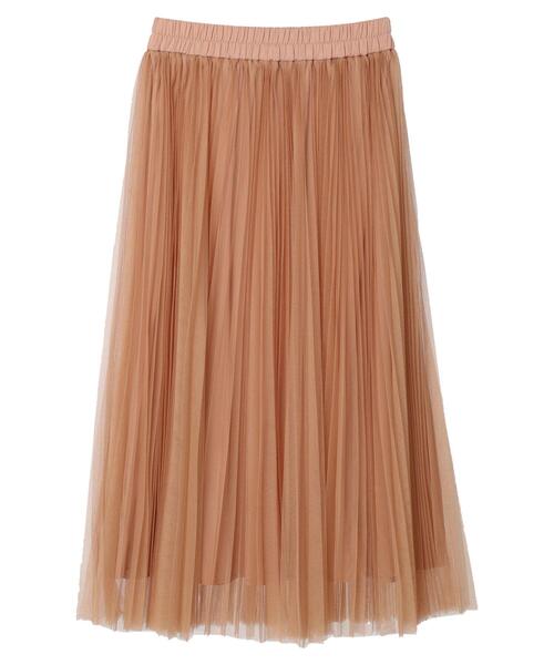 Furryrate(ファーリーレート)の「・furry rate プリーツチュールスカート(スカート・レディース・ピンク/イエロー/グリーン・FREE)」の3枚目の写真