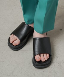 カラーミュールサンダル