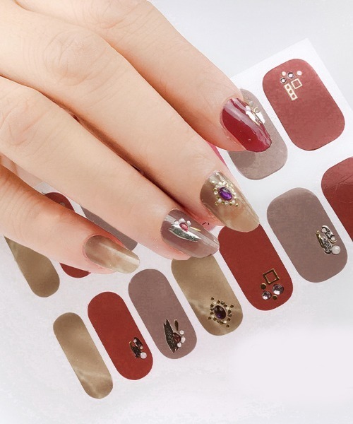 Doux Belle（ドゥーベル）の「貼るだけ 3Dネイルシール（ネイルシール/ネイルチップ・レディース・X/G/その他23/その他11/T/U/Y/O/I/R/その他19/その他31/S/その他6/L/Q/その他3/C/その他4/その他8/その他27/J/その他17/A/その他28/W/その他12/その他7/その他26/その他15/M/その他13/その他10/Z/その他18/その他25/E/その他9/V/その他22/その他24/P/その他5/B/D/その他21/H/その他20/その他30/その他16/F/その他29/その他1/K/その他2/N・FREE）」の3枚目の写真