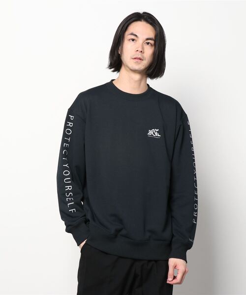 Back Channel（バックチャンネル）の「DRY CREW SWEAT（スウェット・メンズ・オフホワイト/ブラック/オリーブドラブ・LARGE/MEDIUM/XX-LARGE/SMALL/X-LARGE）」の9枚目の写真