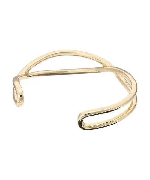 earth music&ecology(アースミュージックアンドエコロジー)の「クロスラインバングル(ブレスレット・レディース・シルバー/ゴールド・FREE)」の7枚目の写真