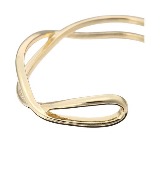 earth music&ecology(アースミュージックアンドエコロジー)の「クロスラインバングル(ブレスレット・レディース・シルバー/ゴールド・FREE)」の8枚目の写真