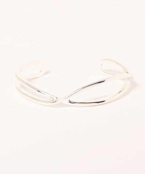 earth music&ecology(アースミュージックアンドエコロジー)の「クロスラインバングル(ブレスレット・レディース・シルバー/ゴールド・FREE)」の12枚目の写真