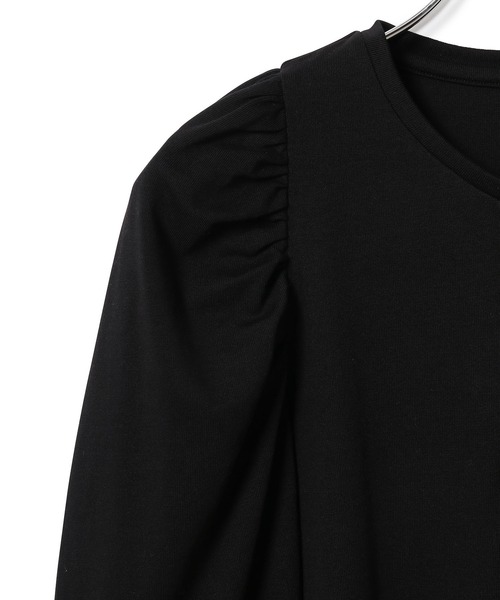ADAM ET ROPE'(アダムエロペ)の「【一部直営店舗・WEB限定】フロントボタンパフスリーブTEE(Tシャツ/カットソー・レディース・ホワイト/ブラック/ブラック系その他・FREE)」の15枚目の写真