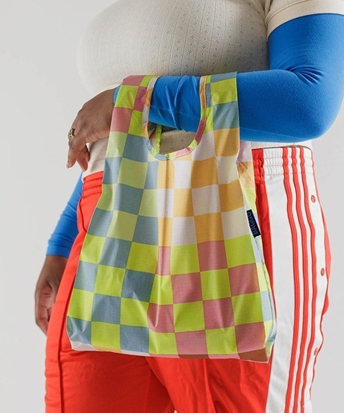 BAGGU（バグー）の「BABY BAGGU チェック（エコバッグ/サブ