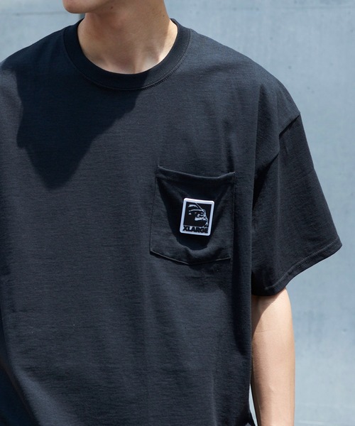 XLARGE（エクストララージ）の「【XLARGE】フロントロゴポケットTシャツ（Tシャツ/カットソー・メンズ・ホワイト/ブラック・S/M/L/XL）」の7枚目の写真