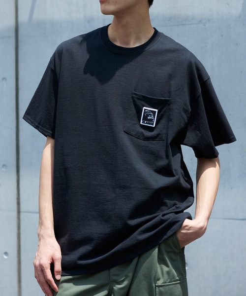 XLARGE（エクストララージ）の「【XLARGE】フロントロゴポケットTシャツ（Tシャツ/カットソー・メンズ・ホワイト/ブラック・S/M/L/XL）」の9枚目の写真