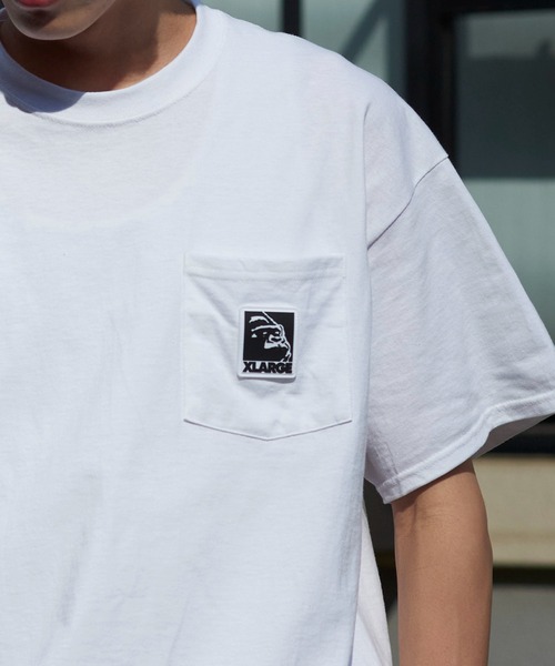 国内配送★XLARGE★イーグル 半袖T ポケット ロゴがポイント 3色 X-LARGE|エクストララージ】EAGLE S/S POCKET TEE(BLACK)公式
