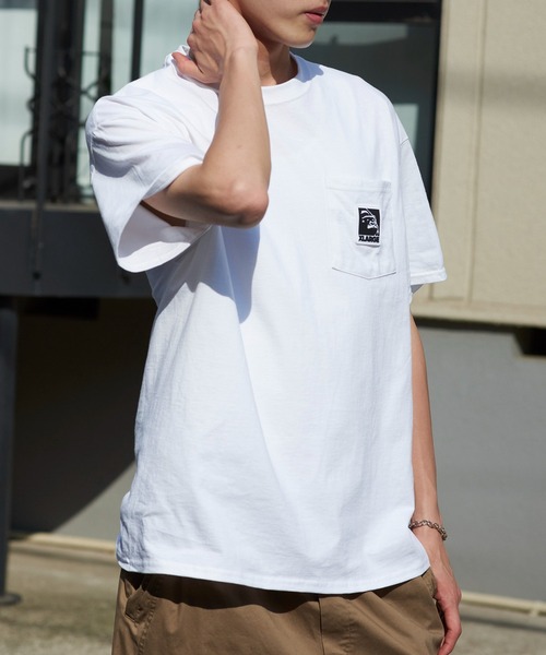 ホワイト Tシャツ フロントロゴ XLARGE（エクストララージ）の「【XLARGE】フロントロゴ半袖Tシャツ（T