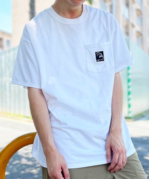 XLARGE（エクストララージ）の「【XLARGE】フロントロゴポケットTシャツ（Tシャツ/カットソー・メンズ・ホワイト/ブラック・S/M/L/XL）」の13枚目の写真