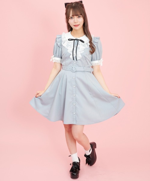 Secret Honey（シークレットハニー）の「レースラッフル半袖ワンピース