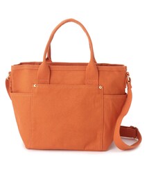 SHOO・LA・RUE | 【目隠しフラップ】キャンバスパイピングトート(トートバッグ)