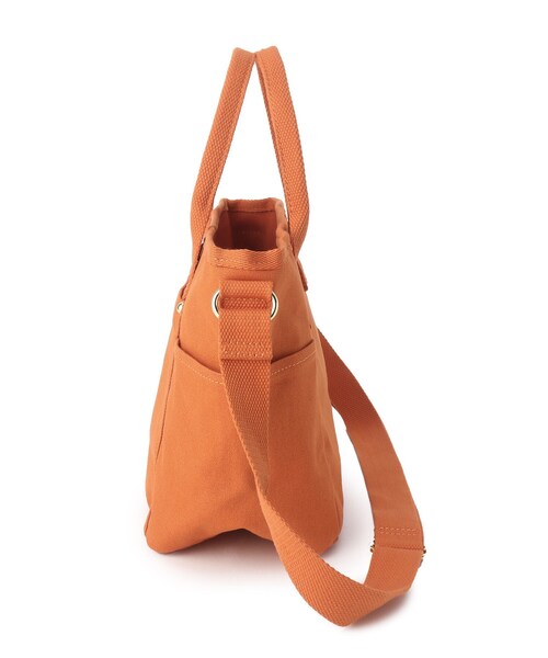 SHOO・LA・RUE（シューラルー）の「◆【目隠しフラップ】キャンバスパイピングトート（トートバッグ・レディース・ナチュラル/ベージュ/オレンジ・00）」の13枚目の写真