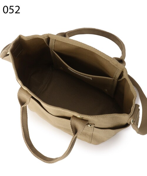 SHOO・LA・RUE（シューラルー）の「◆【目隠しフラップ】キャンバスパイピングトート（トートバッグ・レディース・ナチュラル/ベージュ/オレンジ・00）」の11枚目の写真