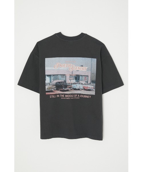 MOUSSY（マウジー）の「MAKE A FILM PHOTO Tシャツ（Tシャツ/カットソー・レディース・ホワイト/ライトブラック/キナリ・FREE）」の7枚目の写真