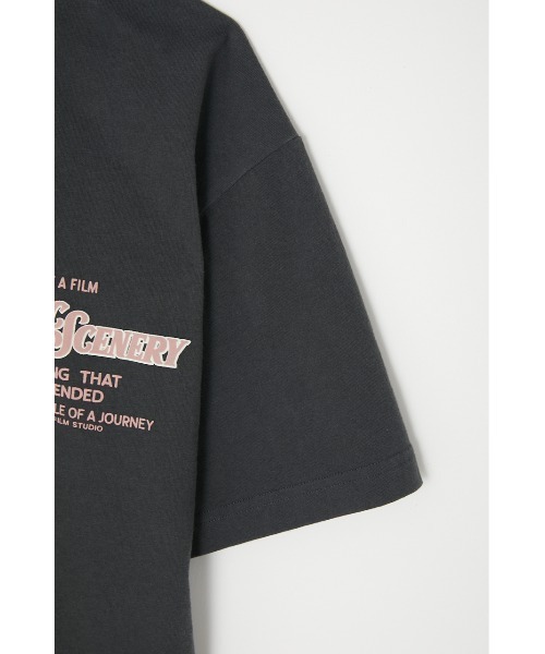 MOUSSY（マウジー）の「MAKE A FILM PHOTO Tシャツ（Tシャツ/カットソー・レディース・ホワイト/ライトブラック/キナリ・FREE）」の16枚目の写真