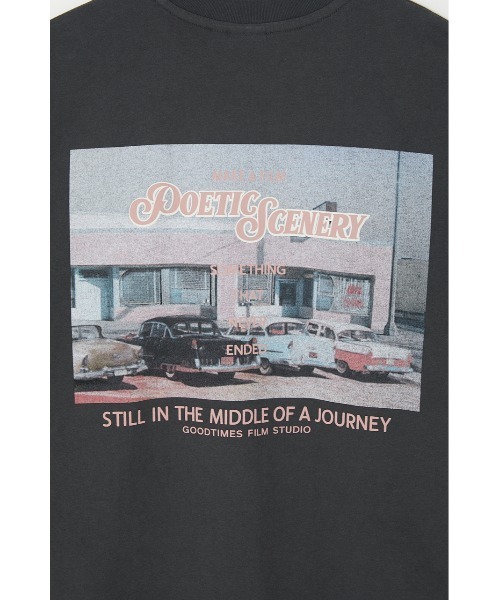 MOUSSY（マウジー）の「MAKE A FILM PHOTO Tシャツ（Tシャツ/カットソー・レディース・ホワイト/ライトブラック/キナリ・FREE）」の12枚目の写真