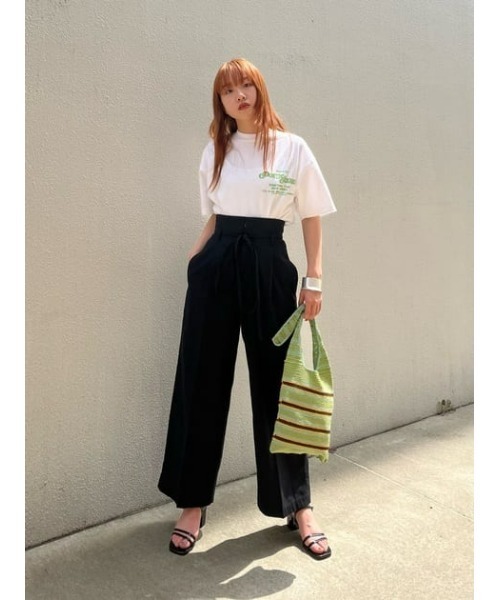 MOUSSY（マウジー）の「MAKE A FILM PHOTO Tシャツ（Tシャツ/カットソー・レディース・ホワイト/ライトブラック/キナリ・FREE）」の18枚目の写真