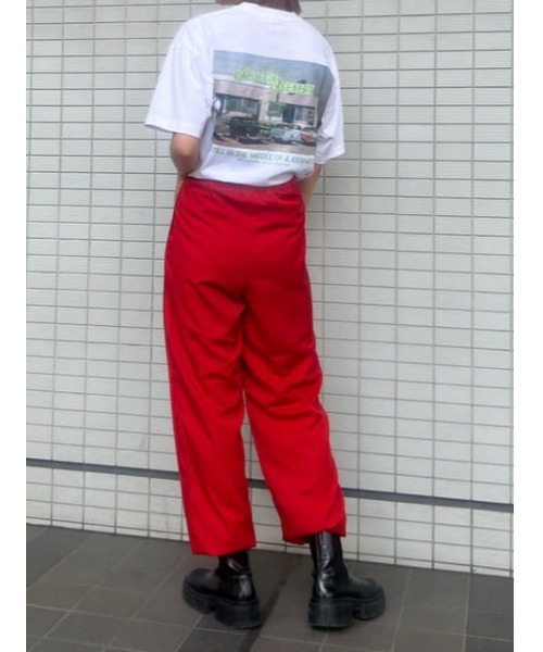 MOUSSY（マウジー）の「MAKE A FILM PHOTO Tシャツ（Tシャツ/カットソー・レディース・ホワイト/ライトブラック/キナリ・FREE）」の20枚目の写真