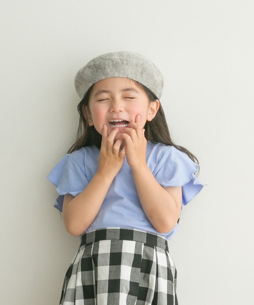 URBAN RESEARCH DOORS（アーバンリサーチドアーズ）の「フレアノースリーブプルオーバー(KIDS)（Tシャツ/カットソー・キッズ・ベージュ系その他/ブルー・120/105/135/150）」の2枚目の写真