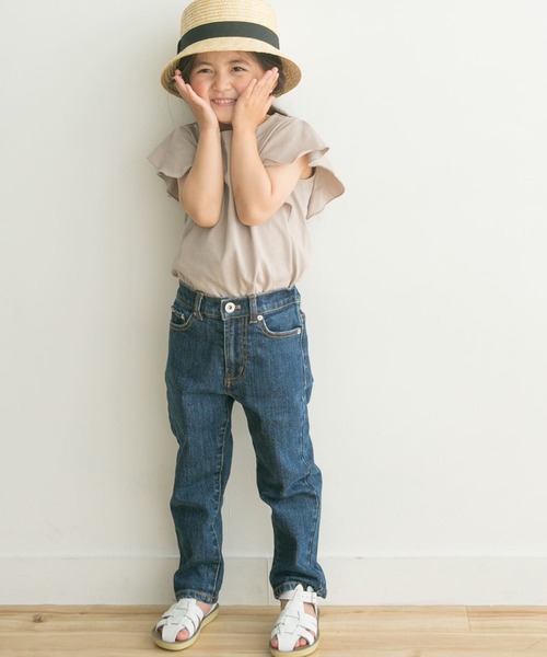 URBAN RESEARCH DOORS（アーバンリサーチドアーズ）の「フレアノースリーブプルオーバー(KIDS)（Tシャツ/カットソー・キッズ・ベージュ系その他/ブルー・120/105/135/150）」の7枚目の写真