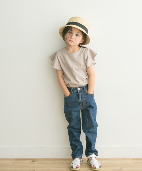 URBAN RESEARCH DOORS（アーバンリサーチドアーズ）の「フレアノースリーブプルオーバー(KIDS)（Tシャツ/カットソー・キッズ・ベージュ系その他/ブルー・120/105/135/150）」の22枚目の写真