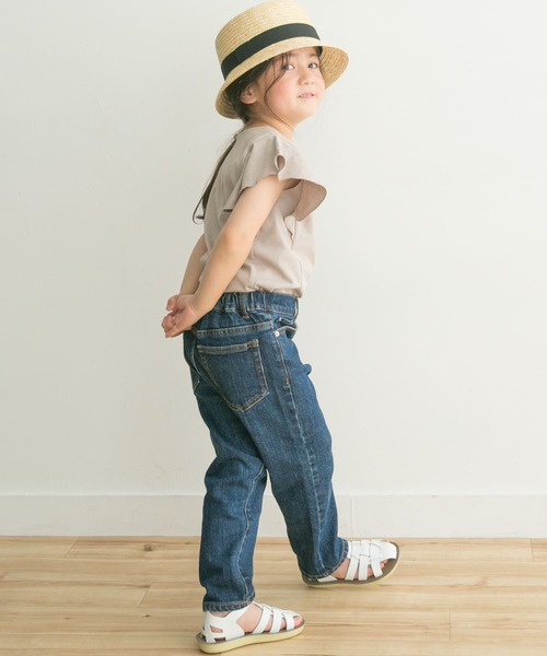 URBAN RESEARCH DOORS（アーバンリサーチドアーズ）の「フレアノースリーブプルオーバー(KIDS)（Tシャツ/カットソー・キッズ・ベージュ系その他/ブルー・120/105/135/150）」の8枚目の写真