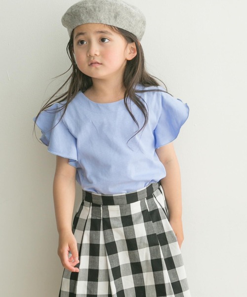URBAN RESEARCH DOORS（アーバンリサーチドアーズ）の「フレアノースリーブプルオーバー(KIDS)（Tシャツ/カットソー・キッズ・ベージュ系その他/ブルー・120/105/135/150）」の11枚目の写真