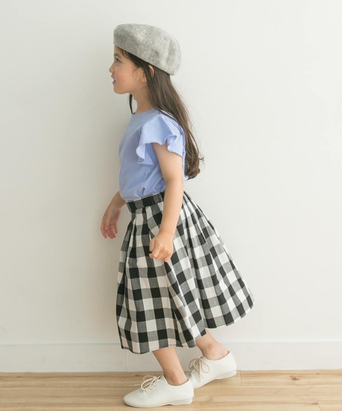 URBAN RESEARCH DOORS（アーバンリサーチドアーズ）の「フレアノースリーブプルオーバー(KIDS)（Tシャツ/カットソー・キッズ・ベージュ系その他/ブルー・120/105/135/150）」の17枚目の写真