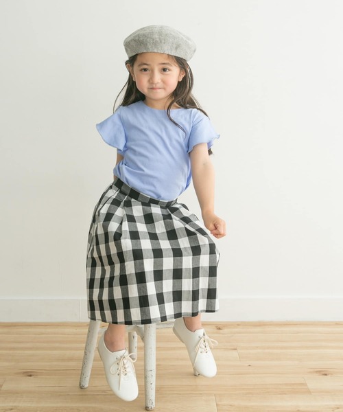 URBAN RESEARCH DOORS（アーバンリサーチドアーズ）の「フレアノースリーブプルオーバー(KIDS)（Tシャツ/カットソー・キッズ・ベージュ系その他/ブルー・120/105/135/150）」の21枚目の写真