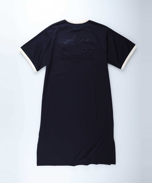 CAMP7（キャンプセブン）の「【CAMP7】バックエンボスワンピース（ワンピース・レディース・パープル/ネイビー・L/M）」の6枚目の写真