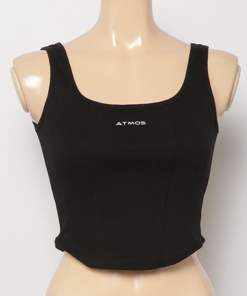 atmos pink(アトモスピンク)の「atmos pink リブタンク(タンクトップ・レディース・ホワイト/ブラック/ブルー・FREE)」の6枚目の写真